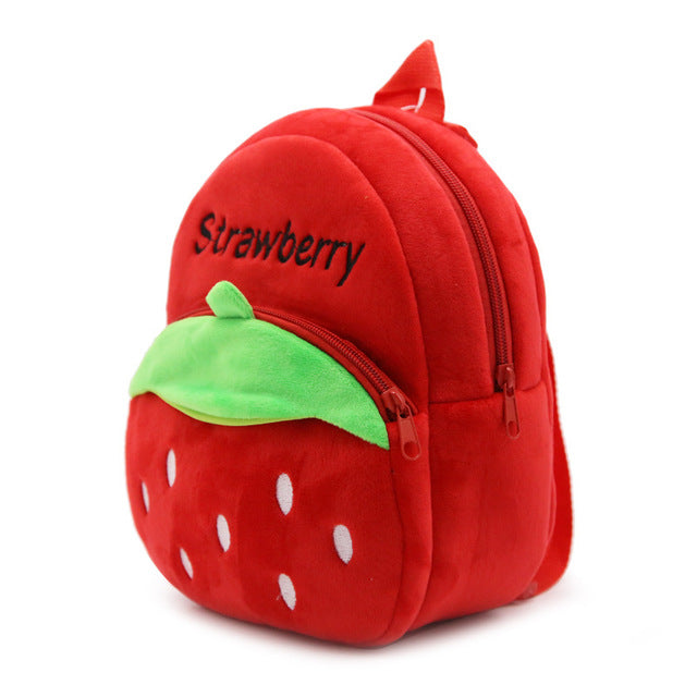 Strawberry Toddler Backpacks Kindergarten Lunch and Snack Bag Small Compact Animal School Bags Collection